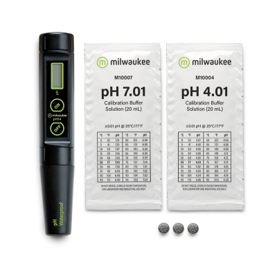 Medidor de PH 0,01/TEMPERATURA de Bolsillo con Electrodo Recambiable. Modelo PH54. Marca MILWAUKEE                 