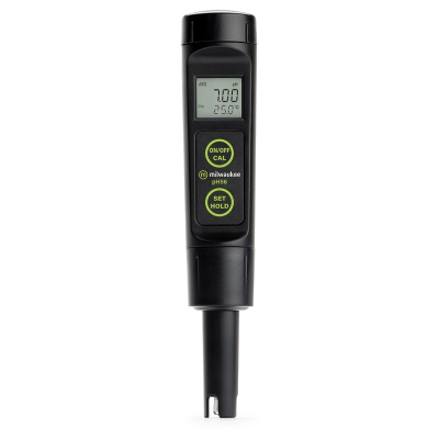 Medidor de PH/TEMPERATURA de Bolsillo con Electrodo Recambiable. Modelo PH56. Marca: MILWAUKEE                      