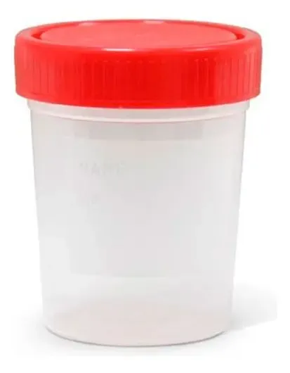 Recolector de Orina con Tapa a Rosca 500ml. Esteril x Unid. Marca: Massobac                    