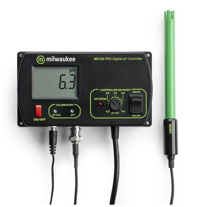 Kit Controlador Dosificador PH. Modelo MC720. Marca: MILWAUKEE