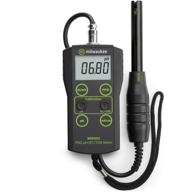 Medidor Portátil para PH/EC (CONDUCTIVIDAD). Modelo MW802. Marca MILWAUKEE                                         