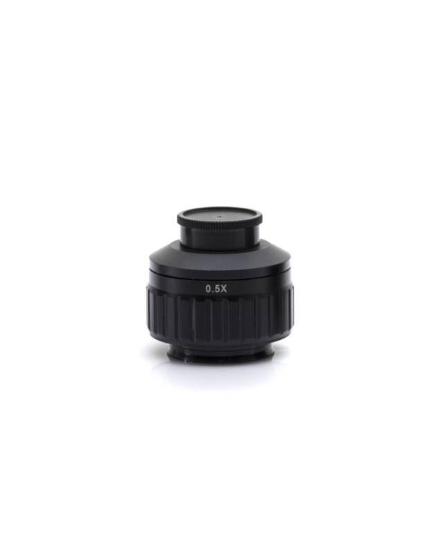 Adaptador para Cámara CCD 1/2, 0,5x, Enfocable  con Rosca C. Modelo M-620.1. Marca: OPTIKA