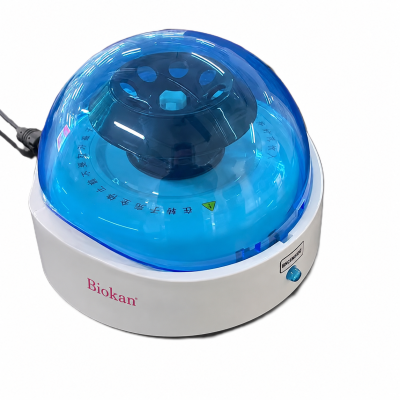 Mini Centrifuga Tubos Eppendorf de 2 ml / 1,5 ml (con reductores de 0,2/0,5 ml) y 7000 RPM.  Modelo Mini 7.  Marca: BIOKAN