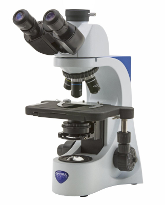 Microscopio Trinocular con Iluminación X-LED3 Blanca, Óptica Plana con Corrección al Infinito. Modelo B-293PLI. Marca: OPTIKA