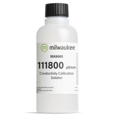 Solución de Conductividad 111800 µS/cm x 230 Ml. Modelo MA9065. Marca: MILWAUKEE