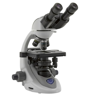 Microscopio Binocular con Objetivos planos acromáticos corregidos a infinito. Modelo B-292PLi. Marca: OPTIKA