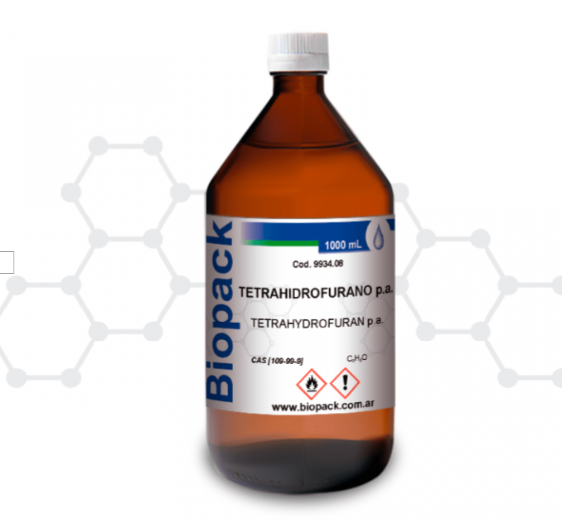 Tetrahidrofurano HPLC x 4Lt. Marca: BIOPACK