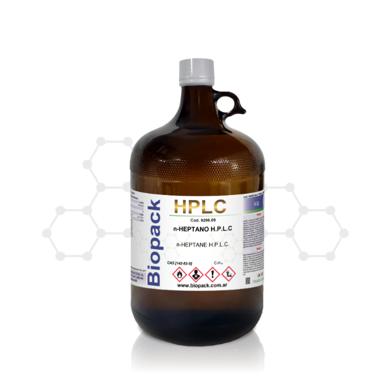 Heptano Normal HPLC x 4Lt. Marca: BIOPACK