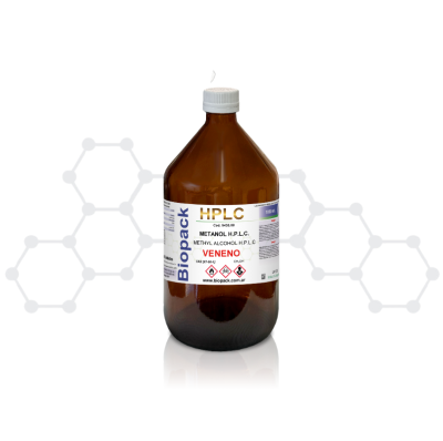 Metanol HPLC x 1Lt (Alc. Metílico). Marca: BIOPACK