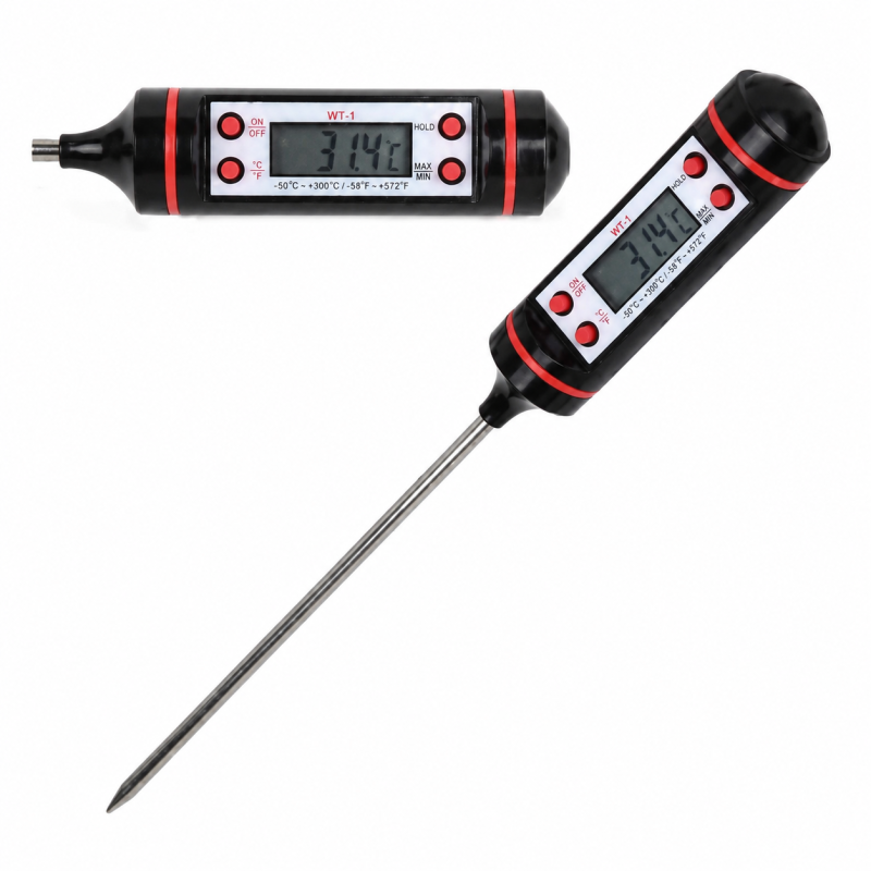 Termómetro (pincha carne) Digital  -5 A 300ºC. Marca: EVERGLASS