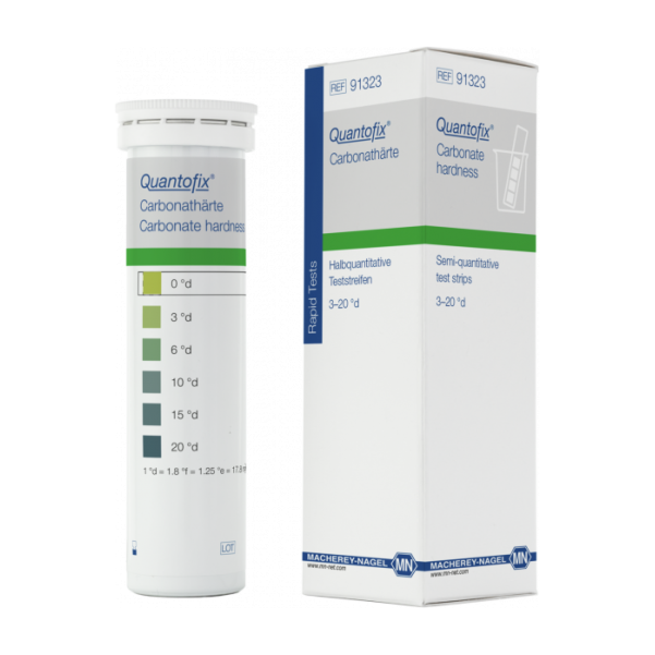 Quantofix Dureza de Carbonato x 100 test. Modelo MYN91323. Marca: Macherey Nagel