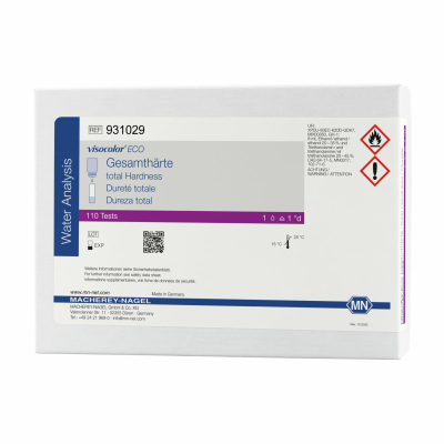 Kit de Ensayo Titrimétrico VISOCOLOR ECO Dureza total (931029). Marca: MACHEREY NAGEL