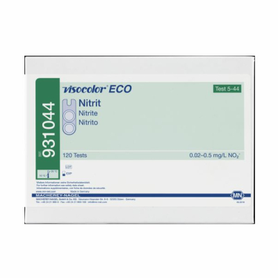Kit Colorimétrico VISOCOLOR® ECO Nitrito x 120u. (931044).  Marca: MACHEREY NAGEL
