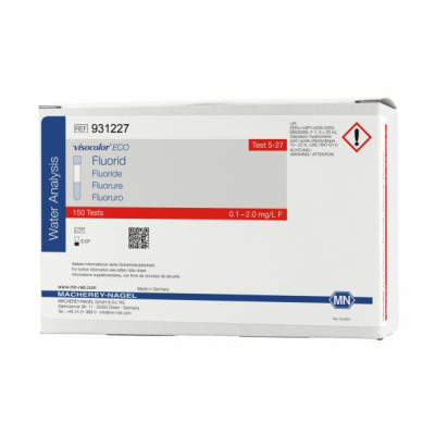 Kit de Prueba Colorimétrica VISOCOLOR ECO Fluoruro, Paquete de Recarga (931227). Marca: MACHEREY NAGEL
