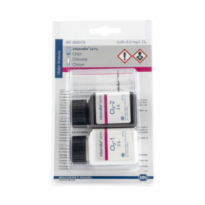 Kit de Prueba Colorimétrica VISOCOLOR Cloro alfa (935019).  Marca: MACHEREY NAGEL