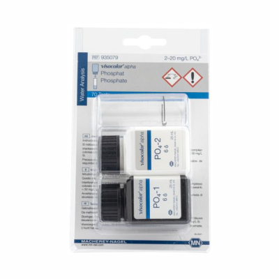 Kit de Prueba Colorimétrica VISOCOLOR Fosfato alfa (935079).  Marca: MACHEREY NAGEL