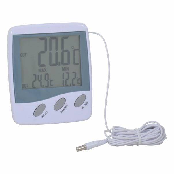 Termómetro Digital Jumbo MAX/MIN -50°C +70°C. Marca: BOECO