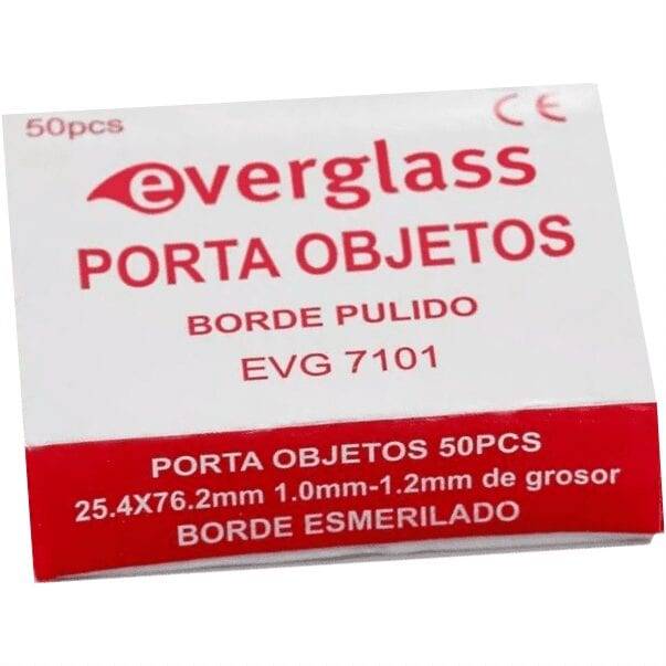 Portaobjeto Borde Esmerilado X 50 Unidades