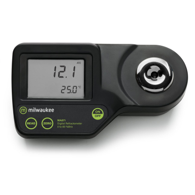 Refractómetro Digital 0-85% BRIX. Modelo MA871.  Marca: MILWAUKEE