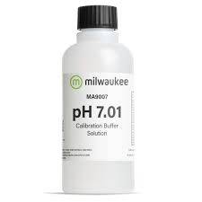 Solución de Calibración pH 7,01 x 230 Ml. Modelo MA9007. Marca: MILWAUKEE