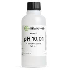 Solución de Calibración pH 10,01 x 230 Ml . Modelo MA9010 . Marca MILWAUKEE