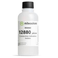 Solución de Conductividad 12880uS/cm x 230 Ml. Modelo MA9060. Marca: MILWAUKEE
