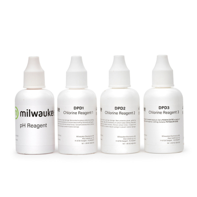 REACTIVO LIQUIDOS DE CLORO LIBRE Y TOTAL Y pH PARA MI411 - MI511-100 MILWAUKEE