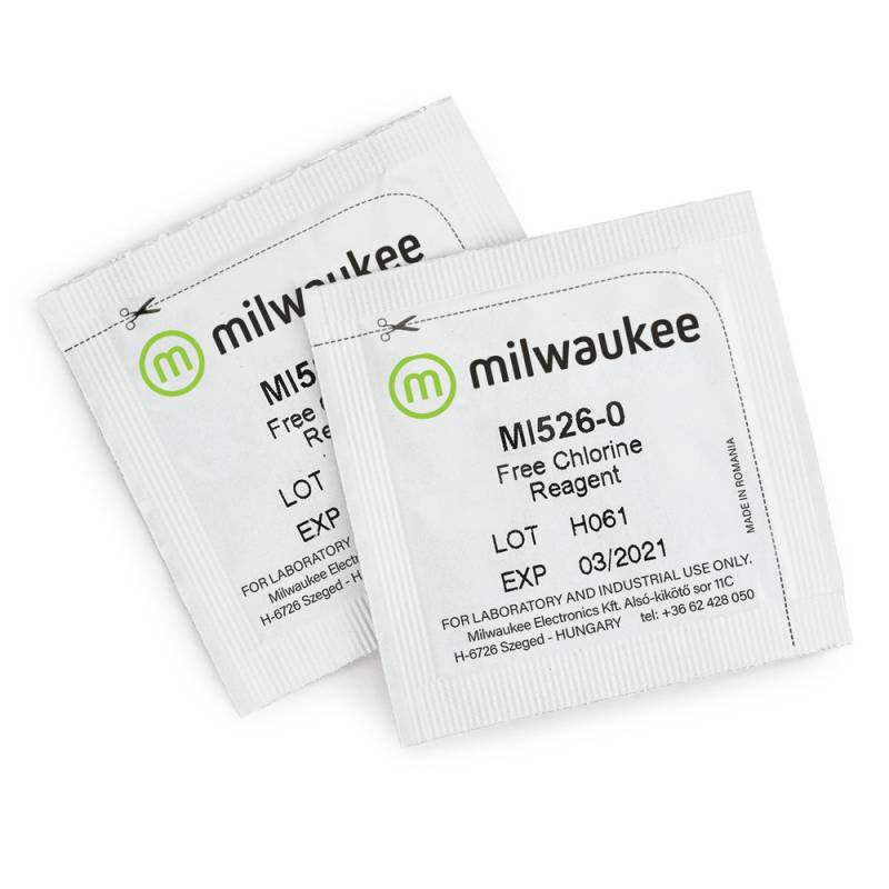 REACTIVO CLORO LIBRE PARA MW10 X 25 UNID MILWAUKEE