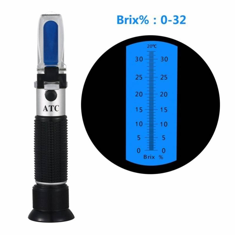 Refractómetro de Mano A 0-32g. Brix. Modelo BKN80001. Marca: BIOKAN.
