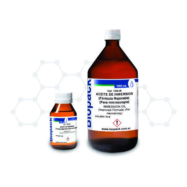 Aceite de Inmersion x 100 Ml. Marca: BIOPACK