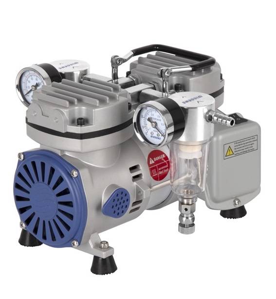 Bomba de Presión/ Vacío Impulsada por Pistón, Sin Aceite, Silenciosa. Modelo R430. Marca: BOECO