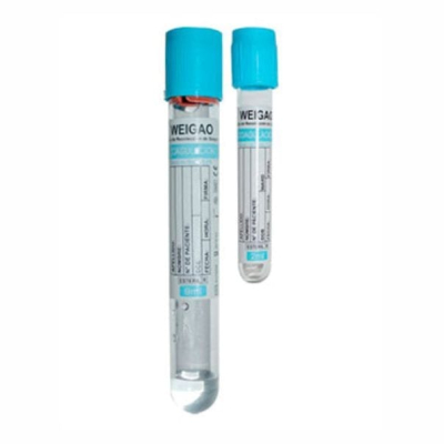 Tubo de Coagulacion con Citrato de Sodio 3.20% 13x75mm x 2ml Celeste x 100 unidades WEIGAO