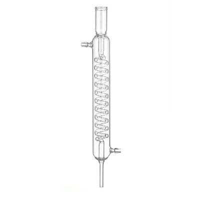 Refrigerante tipo Graham de 300 mm (serpentina). Marca EVERGLASS