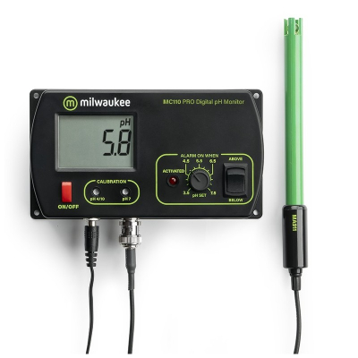Medidor de pH de Rango Medio de Medición continua. Modelo MC-110. Marca: MILWAUKEE