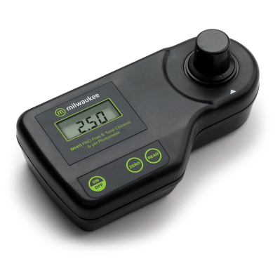 Fotómetro de Cloro Libre y Cloro Total y PH. Modelo MI411-P.  Marca: MILWAUKEE