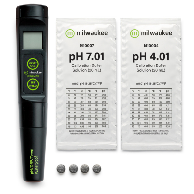 Medidor de PH/ORP/TEMP de Bolsillo Sonda Reemplazable. Modelo PH58. Marca: MILWAUKEE