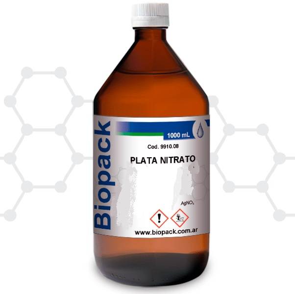 Plata Nitrato Pro Análisis. Marca Biopack