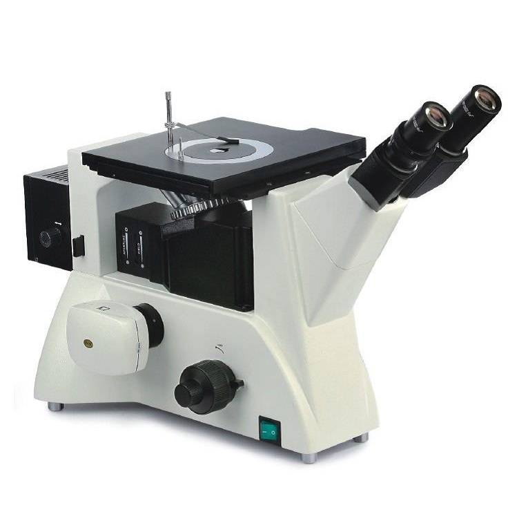 Microscopio invertido metalográfico. Modelo XJL-20, marca Biokan